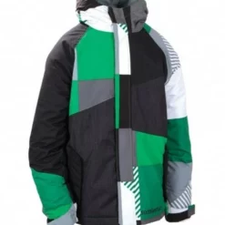 686 Boys Mannual Max Snowboard Jacket Green 5K
