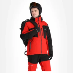 Deluni, Icerocker Pro Ski-jas Heren Rood -XUEFENG EXTREME OUTFIT 22delun101v1 bi 04