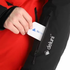 Deluni, Icerocker Pro Ski-jas Heren Rood -XUEFENG EXTREME OUTFIT 22delun101v1 bi 09