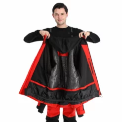 Deluni, Icerocker Pro Ski-jas Heren Rood -XUEFENG EXTREME OUTFIT 22delun101v1 bi 16