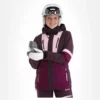 Rehall, Evy-R Ski-jas Dames Plum Perfect Paars -XUEFENG EXTREME OUTFIT 22rehal139v3 bi 02