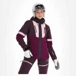 Rehall, Evy-R Ski-jas Dames Plum Perfect Paars -XUEFENG EXTREME OUTFIT 22rehal139v3 bi 04