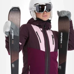 Rehall, Evy-R Ski-jas Dames Plum Perfect Paars -XUEFENG EXTREME OUTFIT 22rehal139v3 bi 05