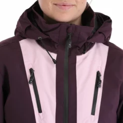 Rehall, Evy-R Ski-jas Dames Plum Perfect Paars -XUEFENG EXTREME OUTFIT 22rehal139v3 bi 07