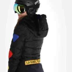 Rossignol, Twins Down Jc De Castelbajac Ski-jas Dames Zwart -XUEFENG EXTREME OUTFIT 22rossi106v2 bi 05