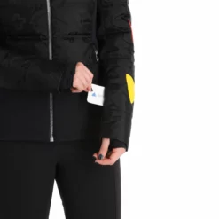 Rossignol, Twins Down Jc De Castelbajac Ski-jas Dames Zwart -XUEFENG EXTREME OUTFIT 22rossi106v2 bi 08