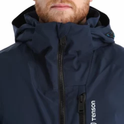 Tenson, Yoke Ski Jacket Ski-jas Heren Turquoise Blauw -XUEFENG EXTREME OUTFIT 22tenso110v2 bi 07