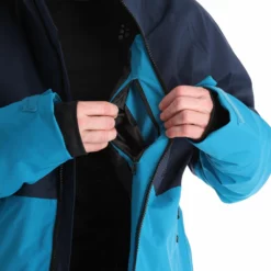 Tenson, Yoke Ski Jacket Ski-jas Heren Turquoise Blauw -XUEFENG EXTREME OUTFIT 22tenso110v2 bi 13