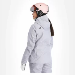 XUEFENG EXTREME OUTFIT -XUEFENG EXTREME OUTFIT 4f kudn001 aa jas gevoerd dames cold light melange grijs 224fxxx101v1 BI 03