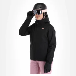 4F, Kudn001 Ski-jas Dames Deep Zwart -XUEFENG EXTREME OUTFIT 4f kudn001 aa jas gevoerd dames deep zwart 224fxxx101v4 BI 04