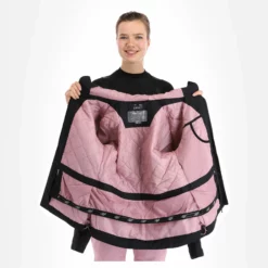 4F, Kudn001 Ski-jas Dames Deep Zwart -XUEFENG EXTREME OUTFIT 4f kudn001 aa jas gevoerd dames deep zwart 224fxxx101v4 BI 06