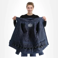 4F, Kudn001 Ski-jas Dames Denim Blauw -XUEFENG EXTREME OUTFIT 4f kudn001 aa jas gevoerd dames denim blauw 224fxxx101v3 BI 06