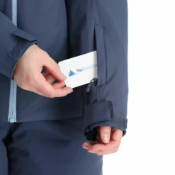 4F, Kudn001 Ski-jas Dames Denim Blauw -XUEFENG EXTREME OUTFIT 4f kudn001 aa jas gevoerd dames denim blauw 224fxxx101v3 BI 09