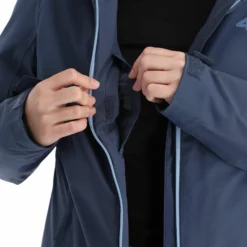 4F, Kudn001 Ski-jas Dames Denim Blauw -XUEFENG EXTREME OUTFIT 4f kudn001 aa jas gevoerd dames denim blauw 224fxxx101v3 BI 10