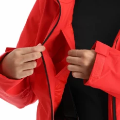 4F, Kudn001 Ski-jas Dames Rood -XUEFENG EXTREME OUTFIT 4f kudn001 aa jas gevoerd dames rood 224fxxx101v2 BI 11