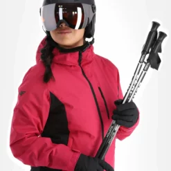 4F, Kudn002 Ski-jas Dames Hot Roze -XUEFENG EXTREME OUTFIT 4f kudn002 aa jas gevoerd dames hot roze 224fxxx102v4 BI 05