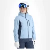 4F, Kudn002 Ski-jas Dames Light Blauw -XUEFENG EXTREME OUTFIT 4f kudn002 aa jas gevoerd dames light blauw 224fxxx102v3 BI 02