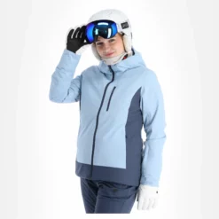 4F, Kudn002 Ski-jas Dames Light Blauw -XUEFENG EXTREME OUTFIT 4f kudn002 aa jas gevoerd dames light blauw 224fxxx102v3 BI 04