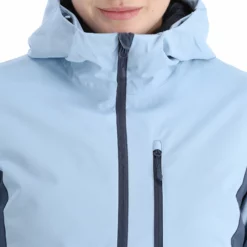 4F, Kudn002 Ski-jas Dames Light Blauw -XUEFENG EXTREME OUTFIT 4f kudn002 aa jas gevoerd dames light blauw 224fxxx102v3 BI 07