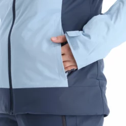 4F, Kudn002 Ski-jas Dames Light Blauw -XUEFENG EXTREME OUTFIT 4f kudn002 aa jas gevoerd dames light blauw 224fxxx102v3 BI 09