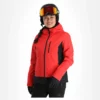 4F, Kudn002 Ski-jas Dames Rood -XUEFENG EXTREME OUTFIT 4f kudn002 aa jas gevoerd dames rood 224fxxx102v2 BI 02 1