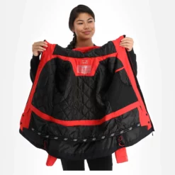 4F, Kudn002 Ski-jas Dames Rood -XUEFENG EXTREME OUTFIT 4f kudn002 aa jas gevoerd dames rood 224fxxx102v2 BI 06 1