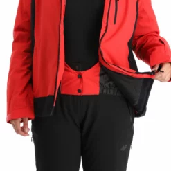 4F, Kudn002 Ski-jas Dames Rood -XUEFENG EXTREME OUTFIT 4f kudn002 aa jas gevoerd dames rood 224fxxx102v2 BI 09