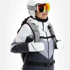 4F, Kudn008 Ski-jas Dames Dark Grijs -XUEFENG EXTREME OUTFIT 4f kudn008 aa jas gevoerd dames dark grijs 224fxxx104v1 BI 05