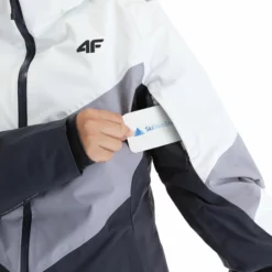 4F, Kudn008 Ski-jas Dames Dark Grijs -XUEFENG EXTREME OUTFIT 4f kudn008 aa jas gevoerd dames dark grijs 224fxxx104v1 BI 07