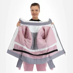 4F, Kudn008 Ski-jas Dames Light Roze -XUEFENG EXTREME OUTFIT 4f kudn008 aa jas gevoerd dames light roze 224fxxx104v3 BI 06