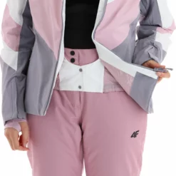 4F, Kudn008 Ski-jas Dames Light Roze -XUEFENG EXTREME OUTFIT 4f kudn008 aa jas gevoerd dames light roze 224fxxx104v3 BI 08