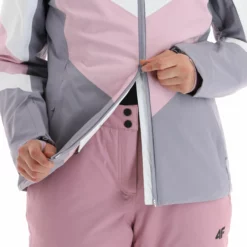 4F, Kudn008 Ski-jas Dames Light Roze -XUEFENG EXTREME OUTFIT 4f kudn008 aa jas gevoerd dames light roze 224fxxx104v3 BI 13