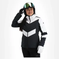 4F, Kudn011 Ski-jas Dames Deep Zwart
