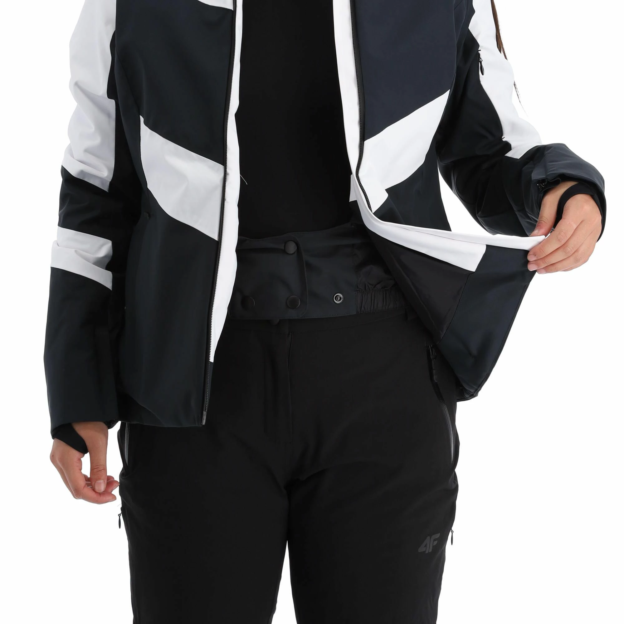 4F, Kudn011 Ski-jas Dames Deep Zwart 10 4F, Kudn011 Ski-jas Dames Deep Zwart - Afbeelding 8