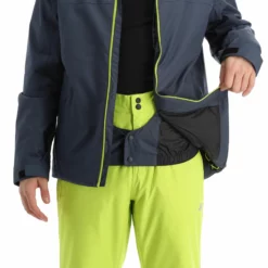 4F, Kumn001 Ski-jas Heren Anthracite Grijs -XUEFENG EXTREME OUTFIT 4f kumn001 aa jas gevoerd heren anthracite grijs 224fxxx106v1 BI 09