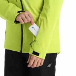 4F, Kumn003 Ski-jas Heren Canary Groen -XUEFENG EXTREME OUTFIT 4f kumn003 aa jas gevoerd heren canary groen 224fxxx107v1 BI 08