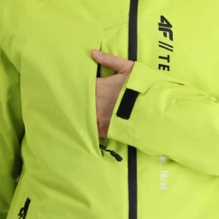 4F, Kumn003 Ski-jas Heren Canary Groen -XUEFENG EXTREME OUTFIT 4f kumn003 aa jas gevoerd heren canary groen 224fxxx107v1 BI 12
