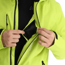 4F, Kumn003 Ski-jas Heren Canary Groen -XUEFENG EXTREME OUTFIT 4f kumn003 aa jas gevoerd heren canary groen 224fxxx107v1 BI 14