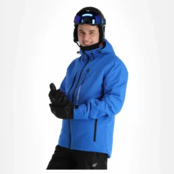 4F, Kumn003 Ski-jas Heren Cobalt Blauw -XUEFENG EXTREME OUTFIT 4f kumn003 aa jas gevoerd heren cobalt blauw 224fxxx107v4 BI 04