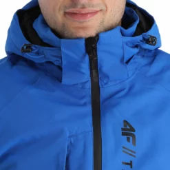 4F, Kumn003 Ski-jas Heren Cobalt Blauw -XUEFENG EXTREME OUTFIT 4f kumn003 aa jas gevoerd heren cobalt blauw 224fxxx107v4 BI 07