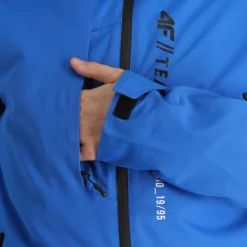 4F, Kumn003 Ski-jas Heren Cobalt Blauw -XUEFENG EXTREME OUTFIT 4f kumn003 aa jas gevoerd heren cobalt blauw 224fxxx107v4 BI 12