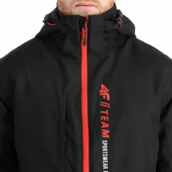 4F, Kumn003 Ski-jas Heren Deep Zwart -XUEFENG EXTREME OUTFIT 4f kumn003 aa jas gevoerd heren deep zwart 224fxxx107v3 BI 11