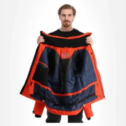 4F, Kumn004 Ski-jas Heren Rood -XUEFENG EXTREME OUTFIT 4f kumn004 aa jas gevoerd heren rood 224fxxx108v3 BI 06