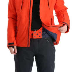 4F, Kumn004 Ski-jas Heren Rood -XUEFENG EXTREME OUTFIT 4f kumn004 aa jas gevoerd heren rood 224fxxx108v3 BI 09