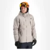4F, Kumn004 Ski-jas Heren Warm Light Grijs -XUEFENG EXTREME OUTFIT 4f kumn004 aa jas gevoerd heren warm light grijs 224fxxx108v1 BI 02