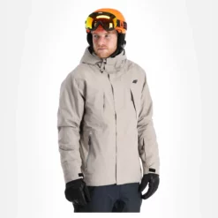 4F, Kumn004 Ski-jas Heren Warm Light Grijs