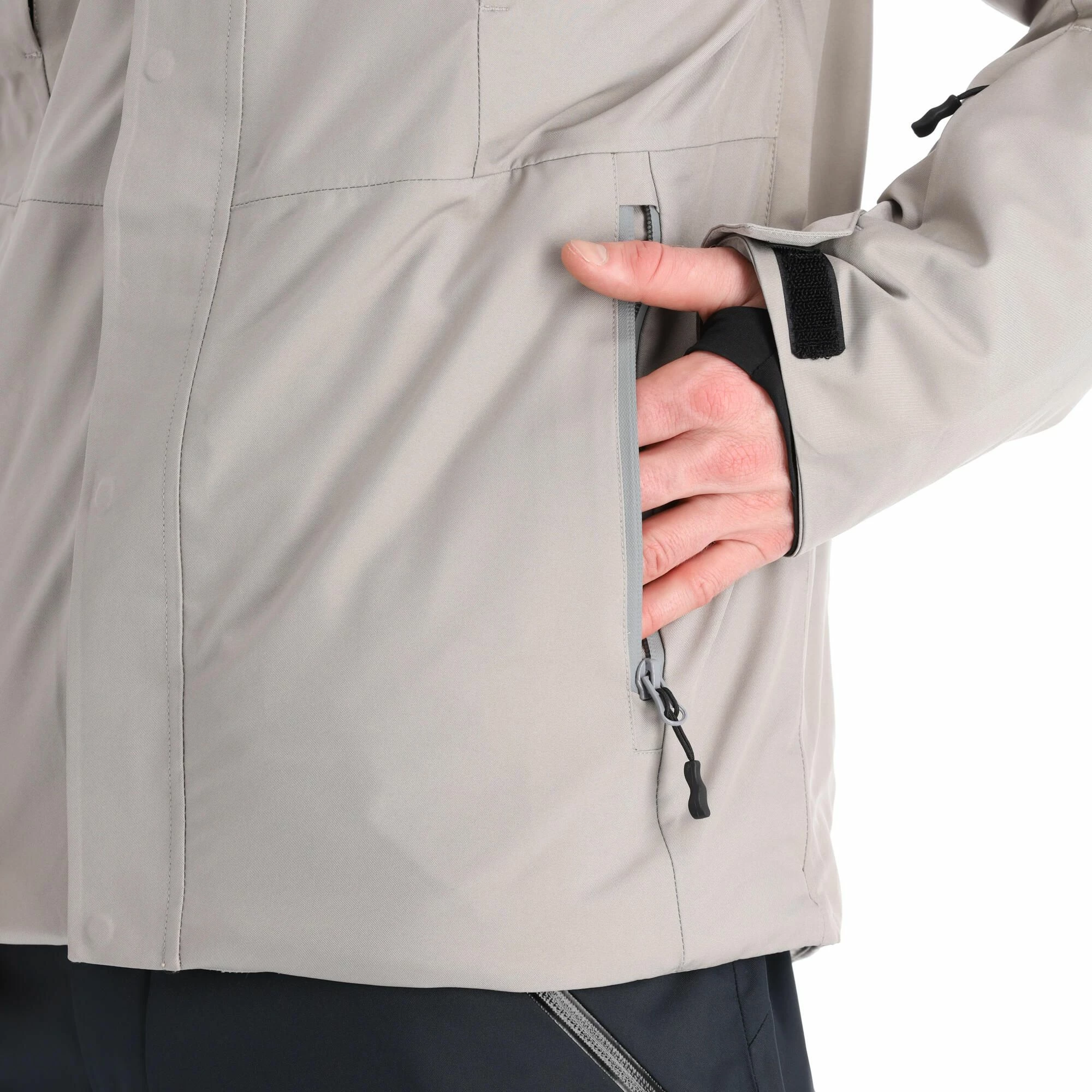 4F, Kumn004 Ski-jas Heren Warm Light Grijs 16 4F, Kumn004 Ski-jas Heren Warm Light Grijs - Afbeelding 14