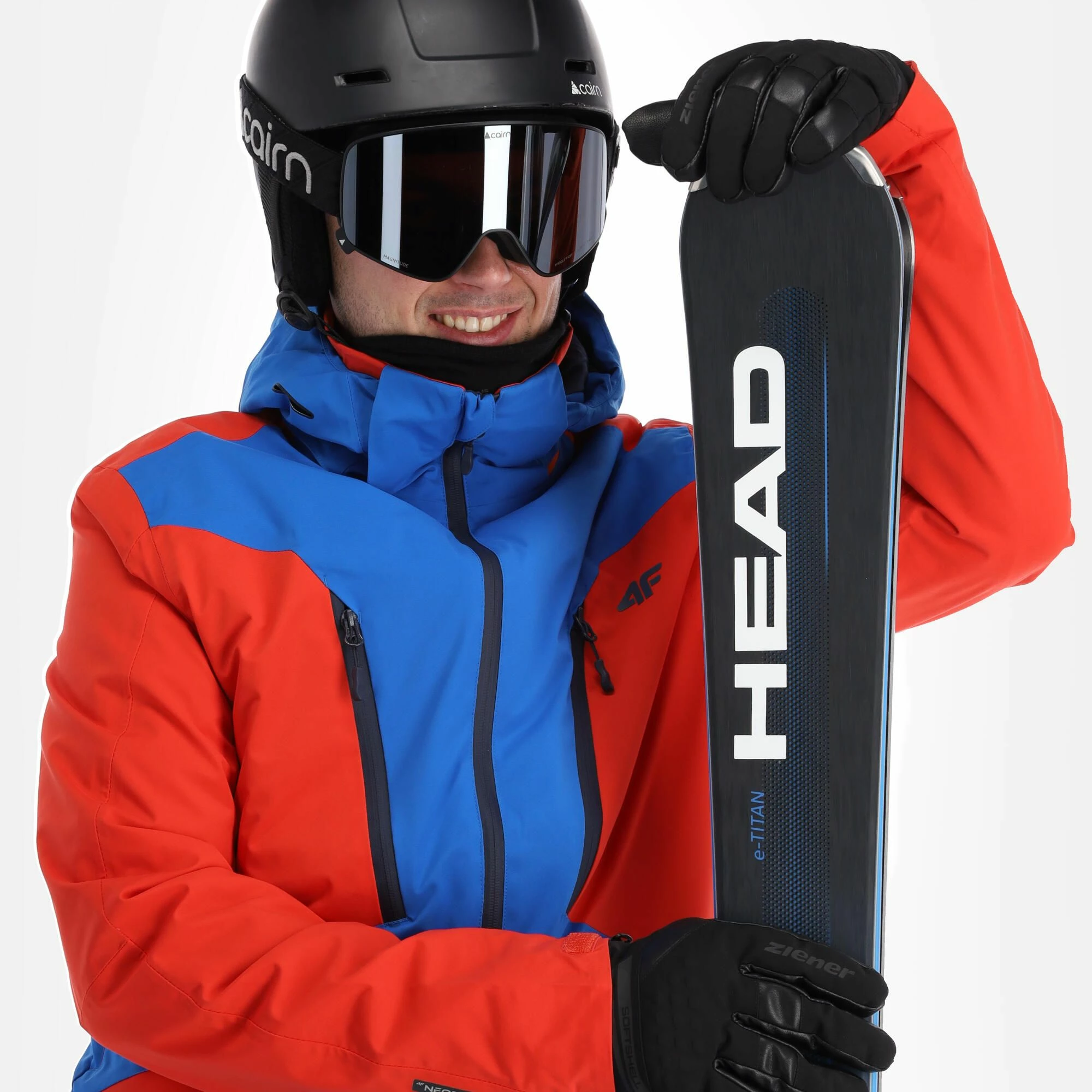 4F, Kumn008 Ski-jas Heren Cobalt Blauw 6 4F, Kumn008 Ski-jas Heren Cobalt Blauw - Afbeelding 4