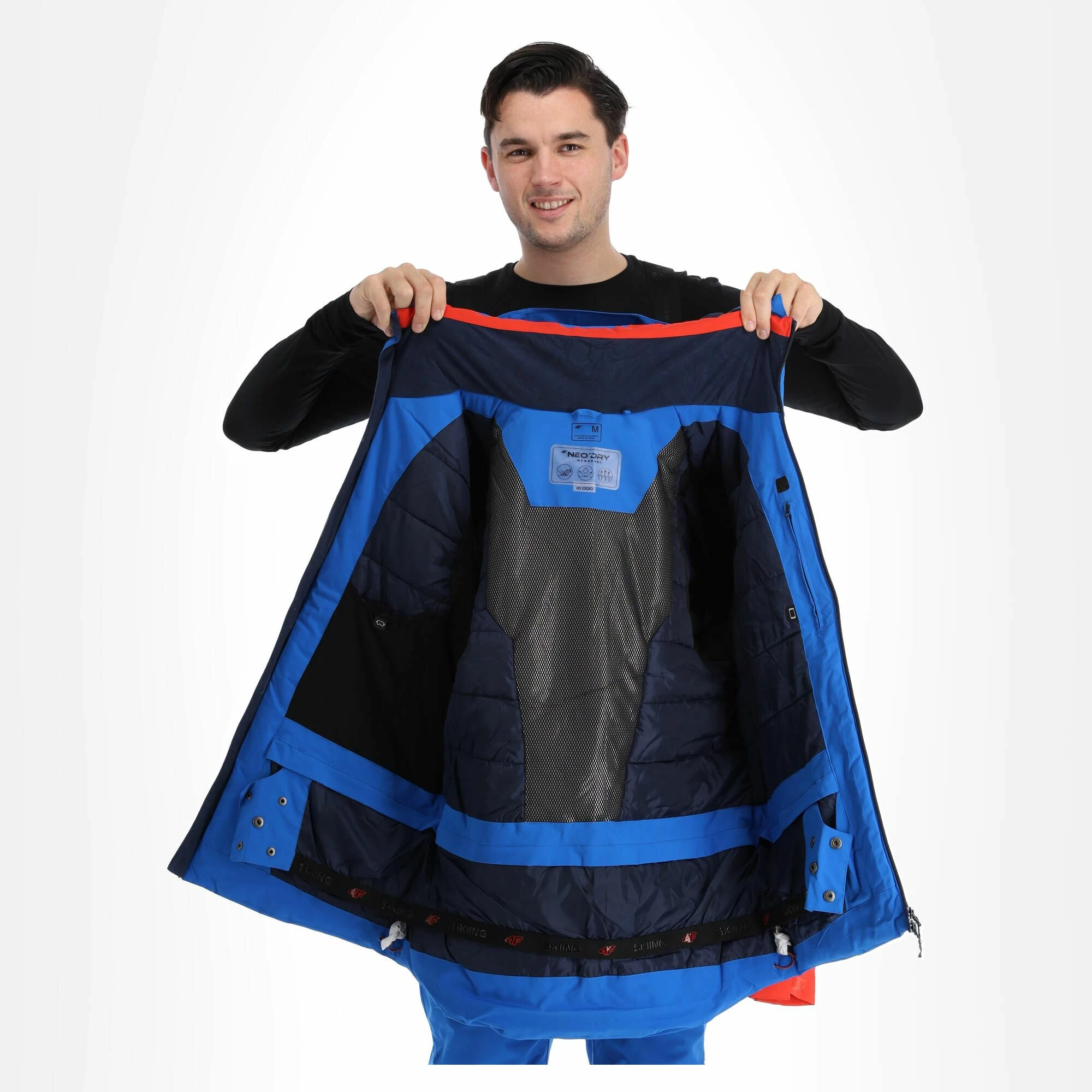 4F, Kumn008 Ski-jas Heren Cobalt Blauw 7 4F, Kumn008 Ski-jas Heren Cobalt Blauw - Afbeelding 5