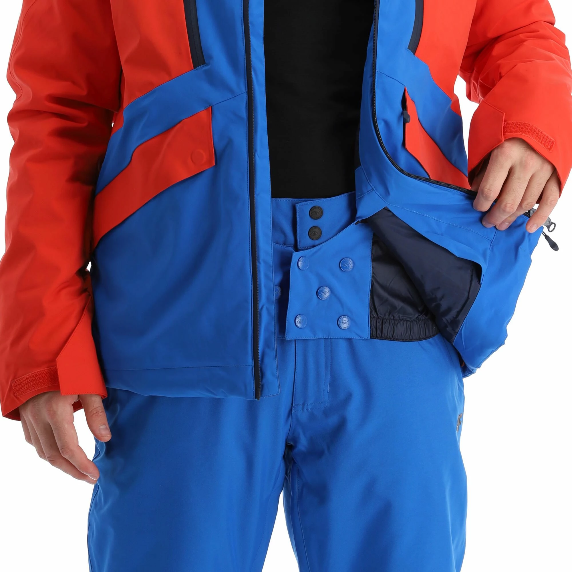 4F, Kumn008 Ski-jas Heren Cobalt Blauw 10 4F, Kumn008 Ski-jas Heren Cobalt Blauw - Afbeelding 8